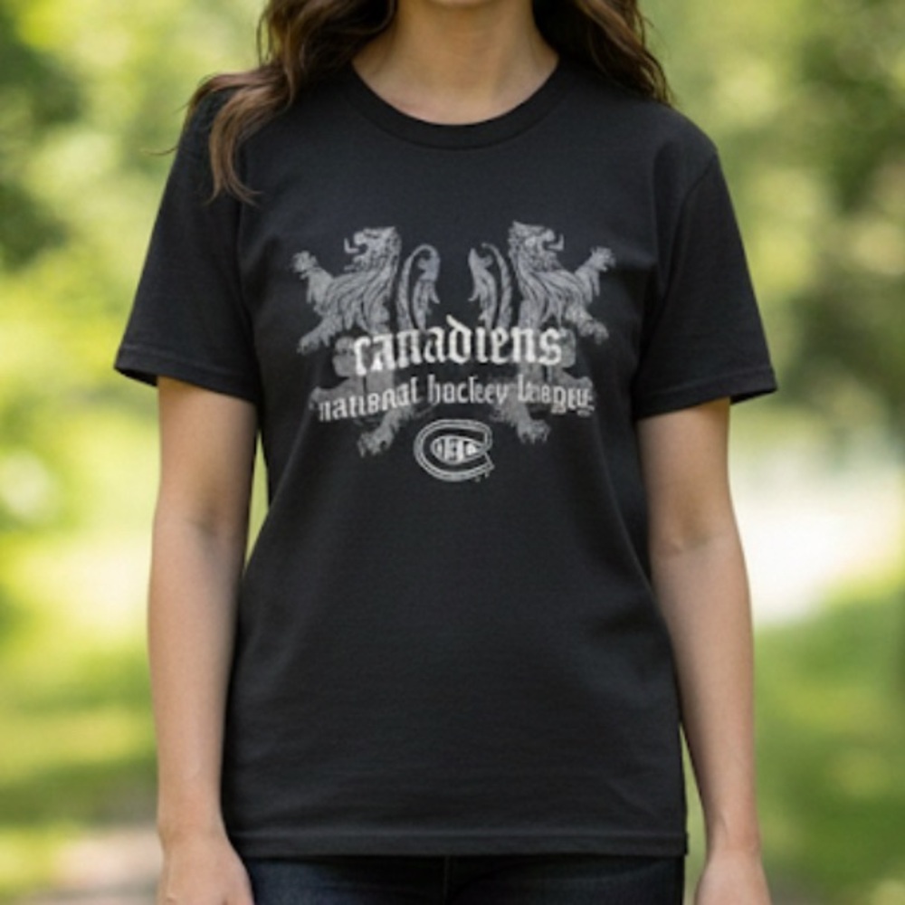 Montreal Canadien Y2K NHL Tshirt Large 21.5”
